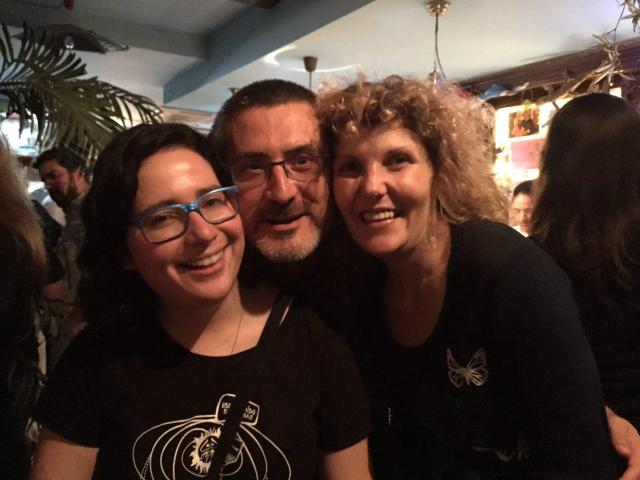 Con mis amores Dolores y Guille